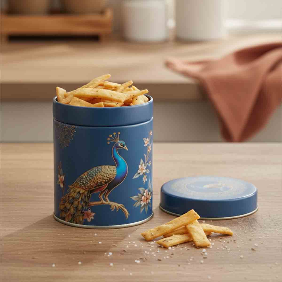 Floral Printed Snack Jar