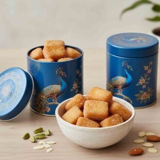 Floral Carry Box Hamper (2 Jars)