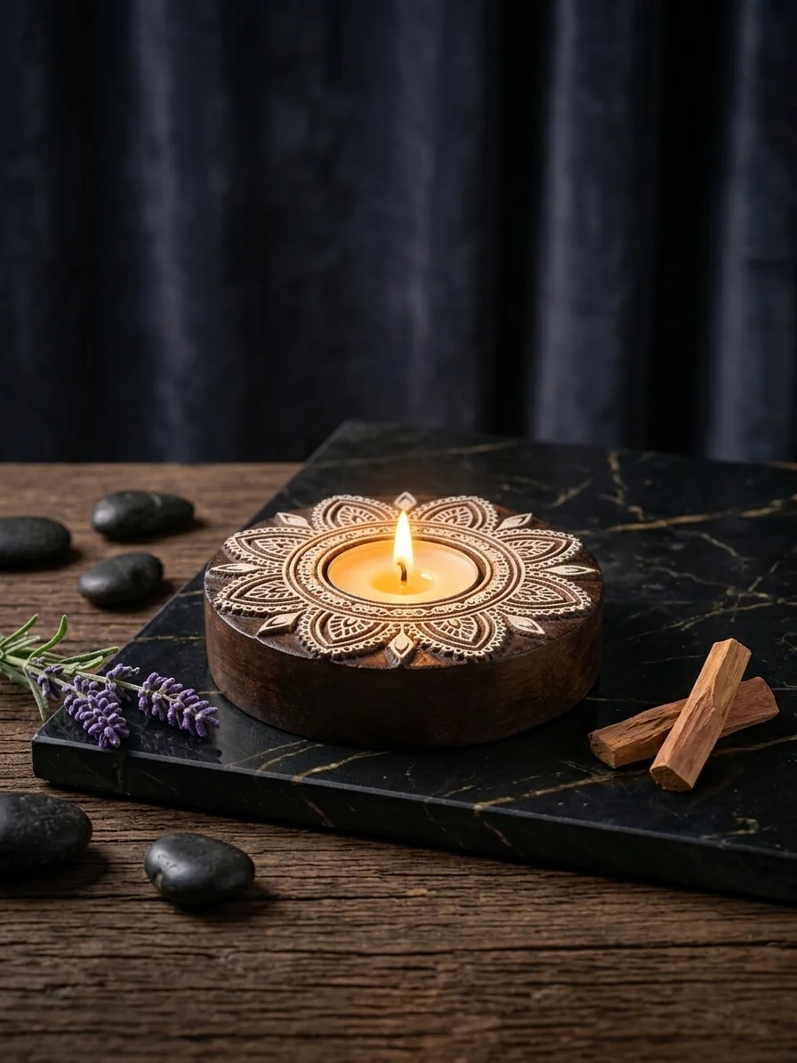 Flame Petal Candle