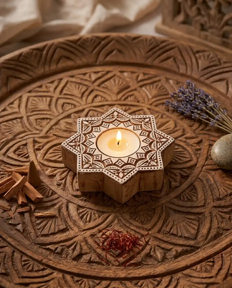 Star Bloom Candle