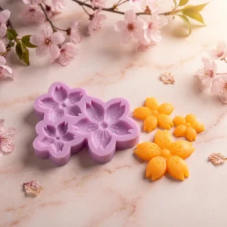 Cherry Blossom Trio Mould
