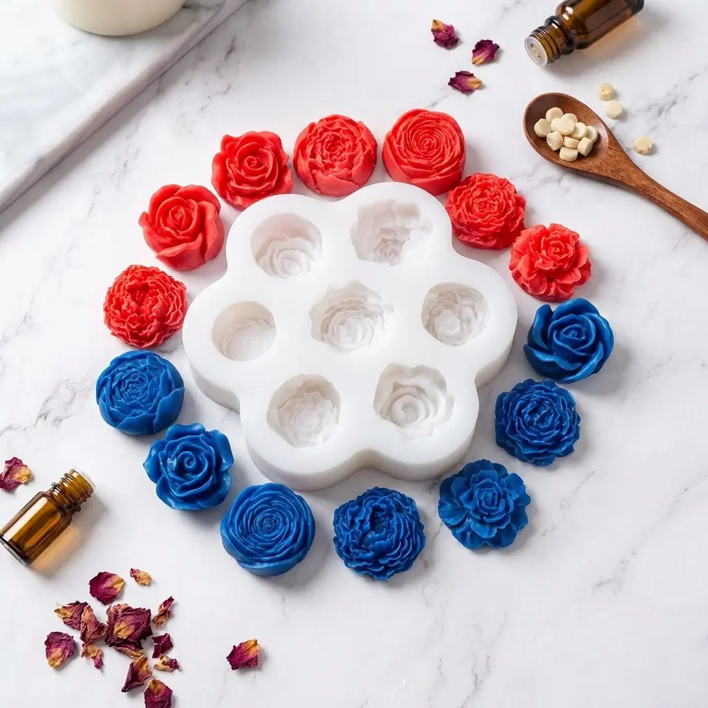 Mixed Floral Tray Mould