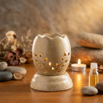 Tulip Bud Diffuser – Cream Speckled