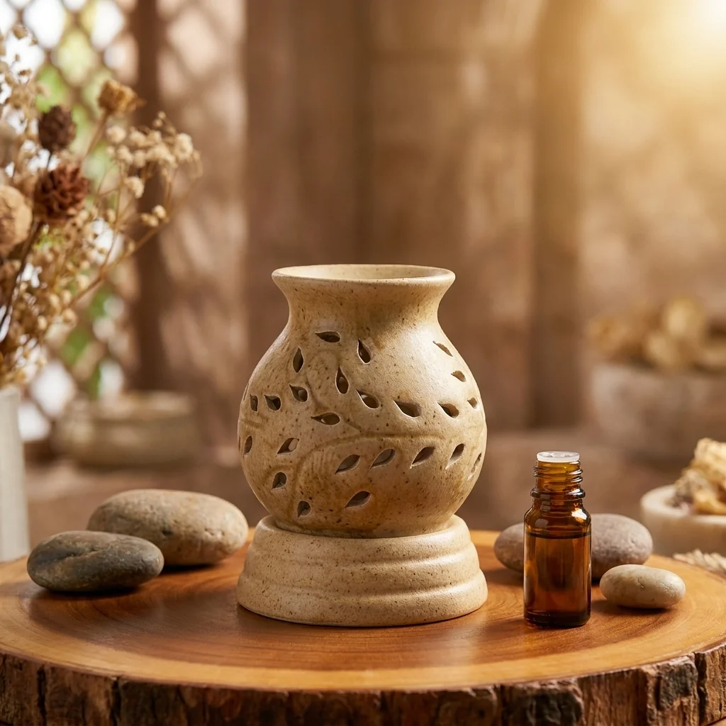 Rustic Vase Diffuser – Sand Matte