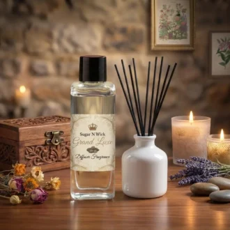 Grand Luxe Fragrance – 100 ml White Ceramic Reed Diffuser
