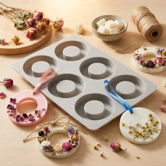 Ring Wax Candle Silicone Mould