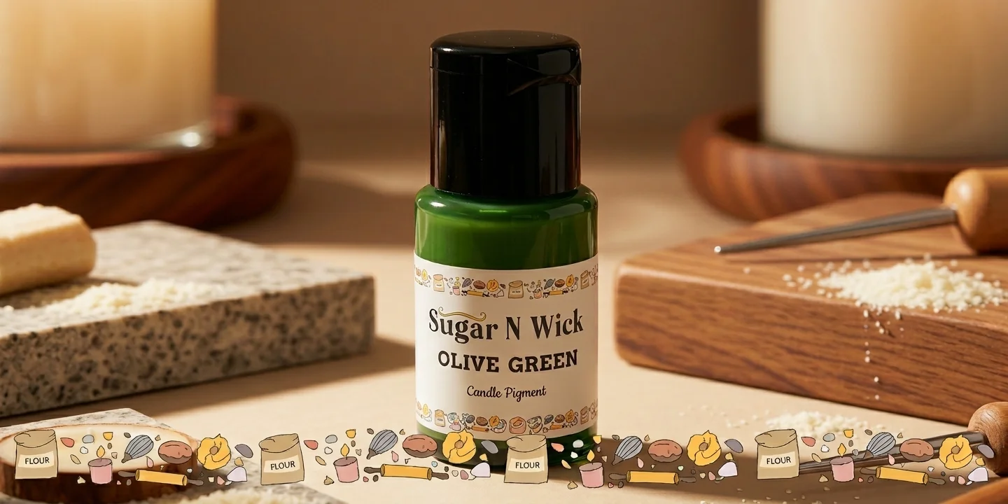 Liquid Wax Colour Olive Green