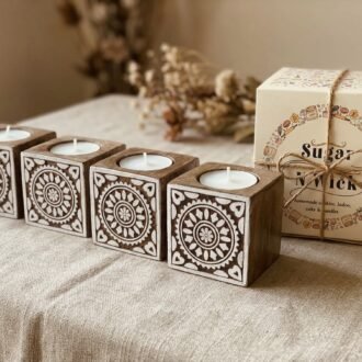 Traditional Charm Candle Holder Set – Pack of 4