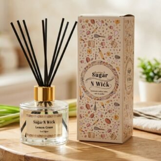 100ml Clear Glass Reed Diffuser - Lemon Grass
