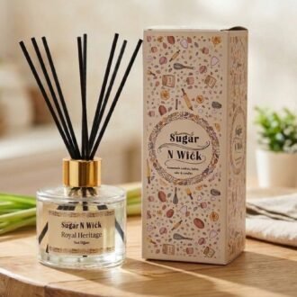 100ml Clear Glass Reed Diffuser - Royal Heritage