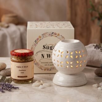 Prabhata & Ceramic Diffuser Gift Combo